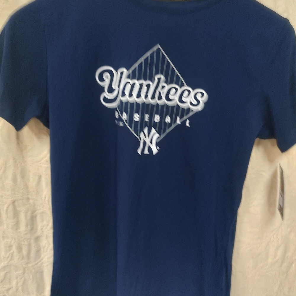 Fanatics Navy Yankees Short Sleeve Tee